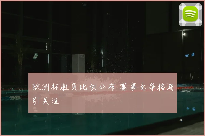 欧洲杯胜负比例公布 赛事竞争格局引关注